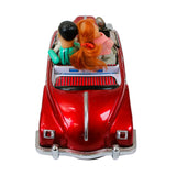 Vintage Battery Operated "Photoing In Car" Chinese Metal Car with Box (Not-Working)