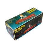 Vintage Battery Operated "Photoing In Car" Chinese Metal Car with Box (Not-Working)