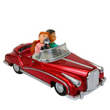 Vintage Battery Operated "Photoing In Car" Chinese Metal Car with Box (Not-Working)