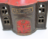 1892 Kyser & Rex Cast Iron Mechanical Bank -Presto Building