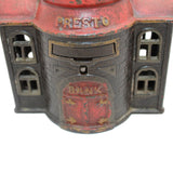 1892 Kyser & Rex Cast Iron Mechanical Bank -Presto Building