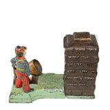 1892 Mechanical J. & E. Stevens Shepard Hardware Cast Iron Artillery Bank
