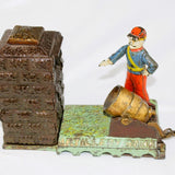 1892 Mechanical J. & E. Stevens Shepard Hardware Cast Iron Artillery Bank