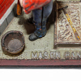1887 Mason & Hod Shepard Hardware Cast Iron Mechanical Bank