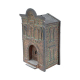 H.L. Judd Antique Cast Iron City Bank Building With Teller