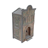 H.L. Judd Antique Cast Iron City Bank Building With Teller