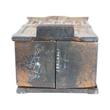 H.L. Judd Antique Cast Iron City Bank Building With Teller