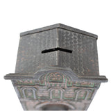 H.L. Judd Antique Cast Iron City Bank Building With Teller