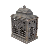 1875 J. & E. Stevens Cast Iron Roof Saving Bank