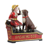 Shepard Hardware 1885 "Speaking Dog" Cast Iron Mechanical Bank
