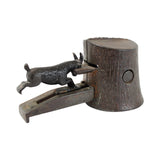 1885 Judd Company "Butting Goat Tree Stump" Cast Iron Mechanical Bank