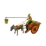 1920's Ferdinand Strauss Wind-Up Tin Litho "Jenny The Bucking Mule"
