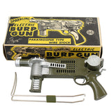 Early 1960's Marx Sparkling Electric Burp Gun With Wire Stock & Box