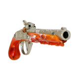 Hubley Flintlock Jr. Single Cap Toy Gun With Bakelite & Metal Frame