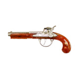 Hubley Flintlock Jr. Single Cap Toy Gun With Bakelite & Metal Frame