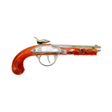 Hubley Flintlock Jr. Single Cap Toy Gun With Bakelite & Metal Frame