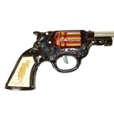 1960's Japanese Tin Litho Cowboy Cork Pop Gun