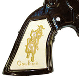 1960's Japanese Tin Litho Cowboy Cork Pop Gun