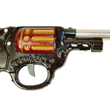 1960's Japanese Tin Litho Cowboy Cork Pop Gun