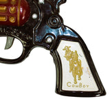 1960's Japanese Tin Litho Cowboy Cork Pop Gun