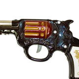 1960's Japanese Tin Litho Cowboy Cork Pop Gun