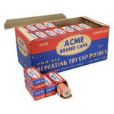 1940's - 1950's Acme Brand Caps In Case With 69 Boxes Of Caps