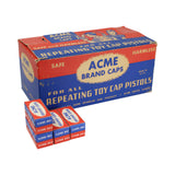 1940's - 1950's Acme Brand Caps In Case With 69 Boxes Of Caps