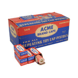 1940's - 1950's Acme Brand Caps In Case With 69 Boxes Of Caps