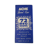 1940's - 1950's Acme Brand 72 Big Shot Caps in Case With Original 72 Boxes Of Unopened Caps
