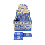 1940's - 1950's Acme Brand 72 Big Shot Caps in Case With Original 72 Boxes Of Unopened Caps