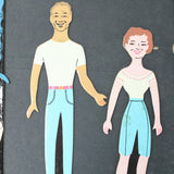 Late 1950's Roy Rogers & Dale Evans Dress-Up Colorforms Kit With Box