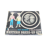 Late 1950's Roy Rogers & Dale Evans Dress-Up Colorforms Kit With Box