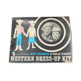Late 1950's Roy Rogers & Dale Evans Dress-Up Colorforms Kit With Box