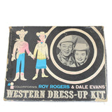Late 1950's Roy Rogers & Dale Evans Dress-Up Colorforms Kit With Box