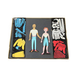 Late 1950's Roy Rogers & Dale Evans Dress-Up Colorforms Kit With Box
