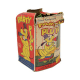 Early 1950's Louis Marx Wind-Up Plastic Party Pluto With Box