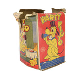 Early 1950's Louis Marx Wind-Up Plastic Party Pluto With Box