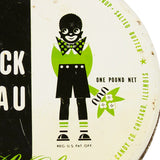 Hagley's Black Beau Licorice Mint Bon Bons - 7" Round Empty Tin