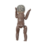 3 - Vintage Jointed Black Dolls - Man, Boy & Baby