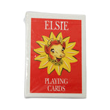 4-Piece Borden Dairy "Elsie The Cow" Items including Plush Toy, Miniature Rubber Elsies & Playing Cards