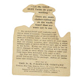 1904 St. Louis World's Fair Gold Dust Twins Hand Fan & 2 - Early 1900's Gold Dust Twins Advertising Cards