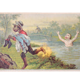 Antique Advertising Trade Card for Frazer's Axle Grease