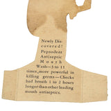 7 - Rare Amos 'N' Andy Pepsodent Cardboard Advertising Cut-Out Figures from 1930 & 1931