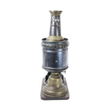 German Antique Brass "Magic Lantern" Kerosine Slide Projector with Over Twenty Colored Slides