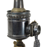 German Antique Brass "Magic Lantern" Kerosine Slide Projector with Over Twenty Colored Slides