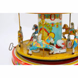 1950’s J. Chein & Co. Tin-Litho Wind-Up Merry-Go-Round