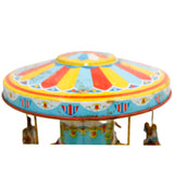 1950’s J. Chein & Co. Tin-Litho Wind-Up Merry-Go-Round