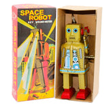 Tin Windup Space Robot in Box