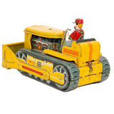 E.T. Co. (Japan) Lithographed Tin Bulldozer (Not Working When Tested)