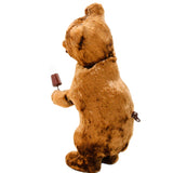 1970’s USSR Furry Wind-Up Bear Eating Ice Cream